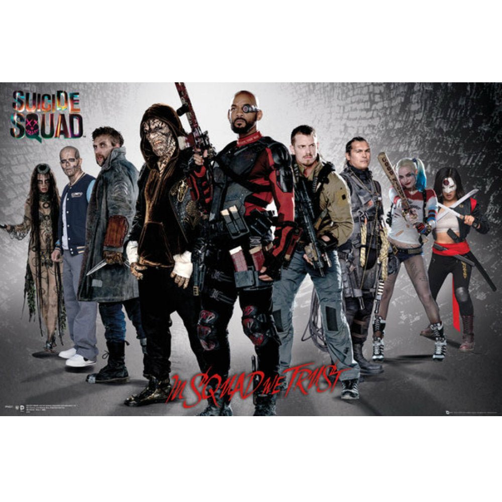 SUICIDE SQUAD スーサイドスクワッド (ジョーカー 生誕 80周年 ) - (絶版ポスター)GROUP / ポスター - PGS